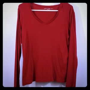 🛍 Eddie Bauer womens long sleeve top size L